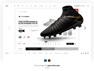 Nike Store UX / UI Design store ui ux design webshop