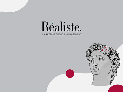 Réaliste art work branding illustration logo logo design marketing agency