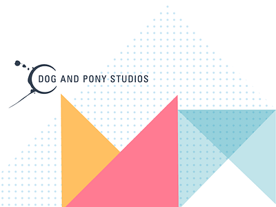 Dog and Pony Studios Graphics brand brand colours branding color colours corporate id design design studio dog and pony studios graphics identity logo studio vector