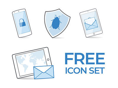 Free Icon Set branding creative design flat icon illustration illustrator outline ui ux vector web web design website