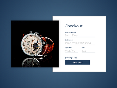 Checkout Ui Concept