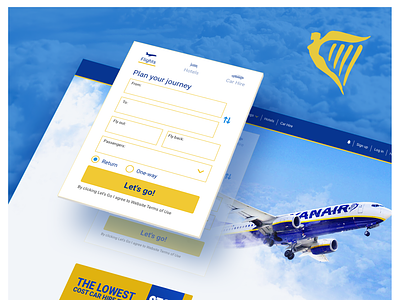 Ryanair website redesign concept codepen concept html html css html template redesign ryanair ui ui design uidesign ux ux design uxdesign web design webdesign website website design