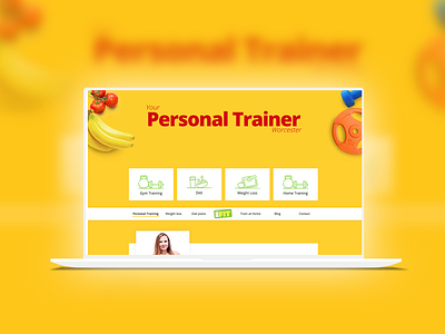 Personal Trainer - HTML website project