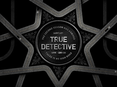 True Detective *Killed Concept illustration la police pop art sheriff true detective