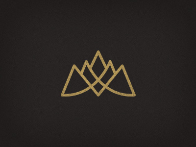 Mark Development abstract branding comp concept gold icon imm logo mountain unused