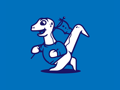 Nessie Mascot data dinosaur mascot team tech