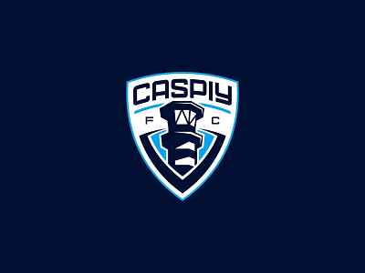 Caspiy Football Club branding caspian sea crest emblem football football club identity lighthouse premier league qazaqstan shield soccer soccer club soccer design sport sport design sports sports branding sports design sports logo