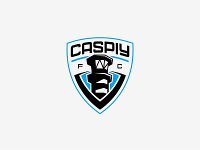 Caspiy Football club badge behance caspian champion crest cup football football club futsal hockey jersey kazakhstan league lighthouse sea shield soccer sport sports team