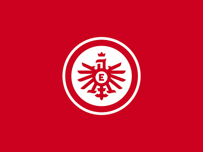 Eintracht Frankfurt | Logo concept badge crest deutschland eagle eintracht emblem falcon football frankfurt fussball germany kazakhstan kicker line logo logotype minimalism redesign soccer sport sports