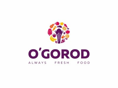 O'gorod | foodshop astana city food fresh fruits garden kazakhstan logo market ogorod shop vegetables