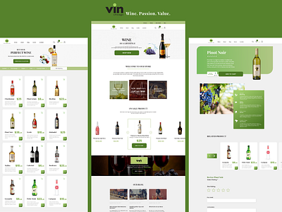 website design app branding wine bottle wine ecommerce