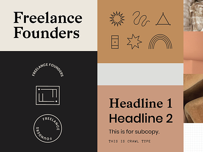 Freelance Founders brand identity logo