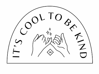It’s Cool to be Kind branding illustration