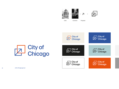 City Brand - Chicago art direction brand and identity branding concept design design logo logodesign typography vector