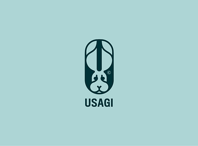 Usagi branding design illustration logo minimal