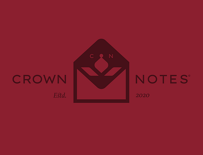 Crown Notes Logo branding design icon logo vector