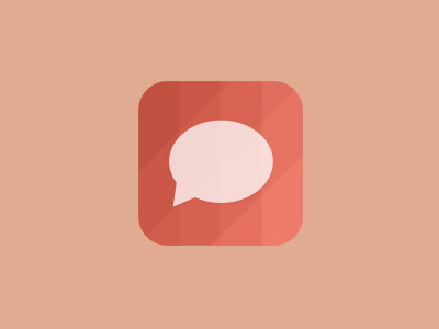 Geometric Chat Icon