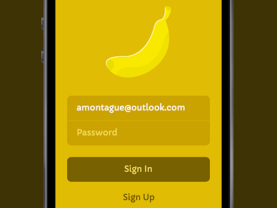 Banana Phone banana in ios iphone login sign