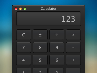 Dark Calculator for Mac