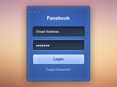 Facebook Login app facebook login mac window