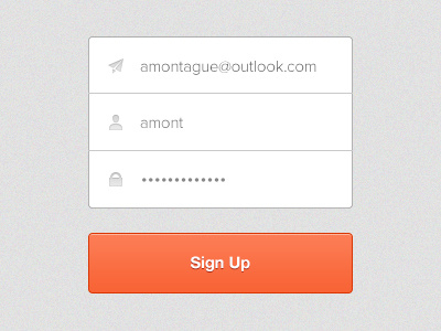 Sign Up Interface