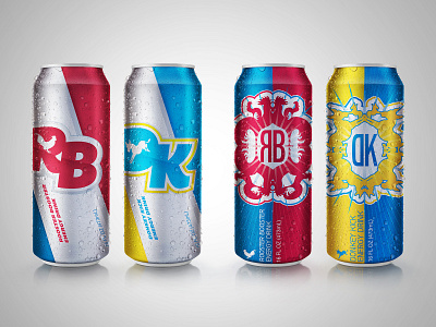 Rooster Booster/Donkey Kick Energy Drink concepts art direction graphic design package design packaging design