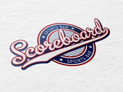 Scoreboard Bar and Grill logo concepts