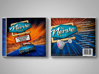 The Nerve CD Cover art direction cd cover design graphic design packaging design
