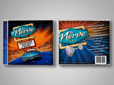 The Nerve CD Cover art direction cd cover design graphic design packaging design