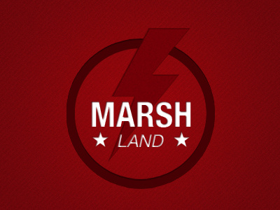 Marshland brand logo red