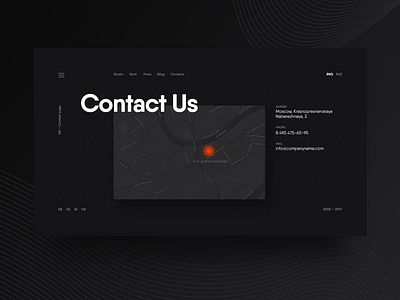 Daily UI #028 — Contact Us