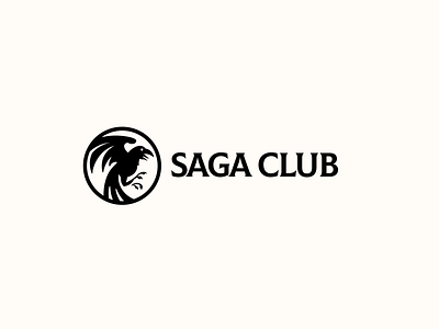 Saga club logo branding design graphic design illustration vector