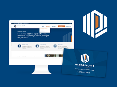 ManagePoint Website & Branding branding design graphic design logo technology typography webdesign website