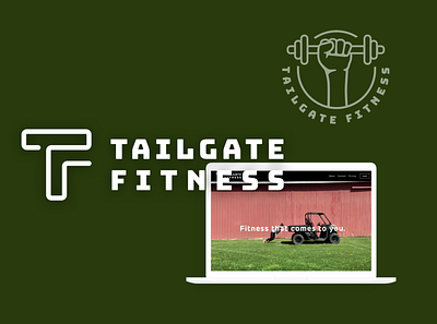 Tailgate Fitness Branding branding design fitness graphic design healthcare icon illustration logo typography vector webdesign
