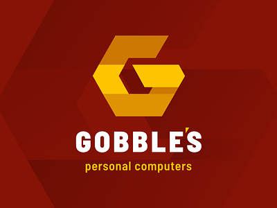 Gobble's Personal Computers Branding branding computers design graphic design icon illustration logo typography ui ux vector