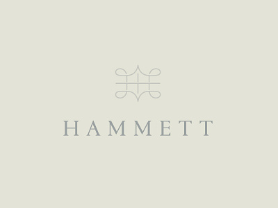Hammett branding design identity logo