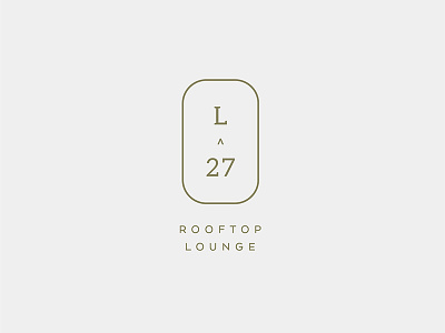 Westin L27 Rooftop Lounge branding design hospitality hotel identity logo
