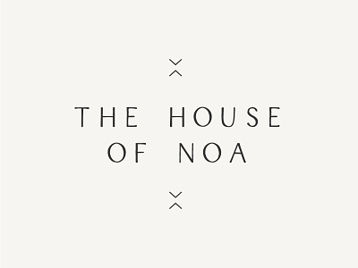 The House of Noa – Honor Creative branding design identity logo