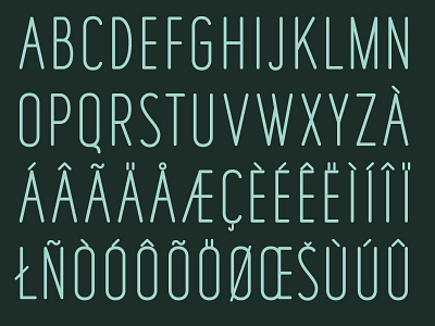 'Fisher's Lair' Typeface Preview font design glyphs graphic design typeface