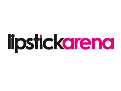 Lipstickarena arena branding cosmetics graphic design lipstick lipstickarena logotype