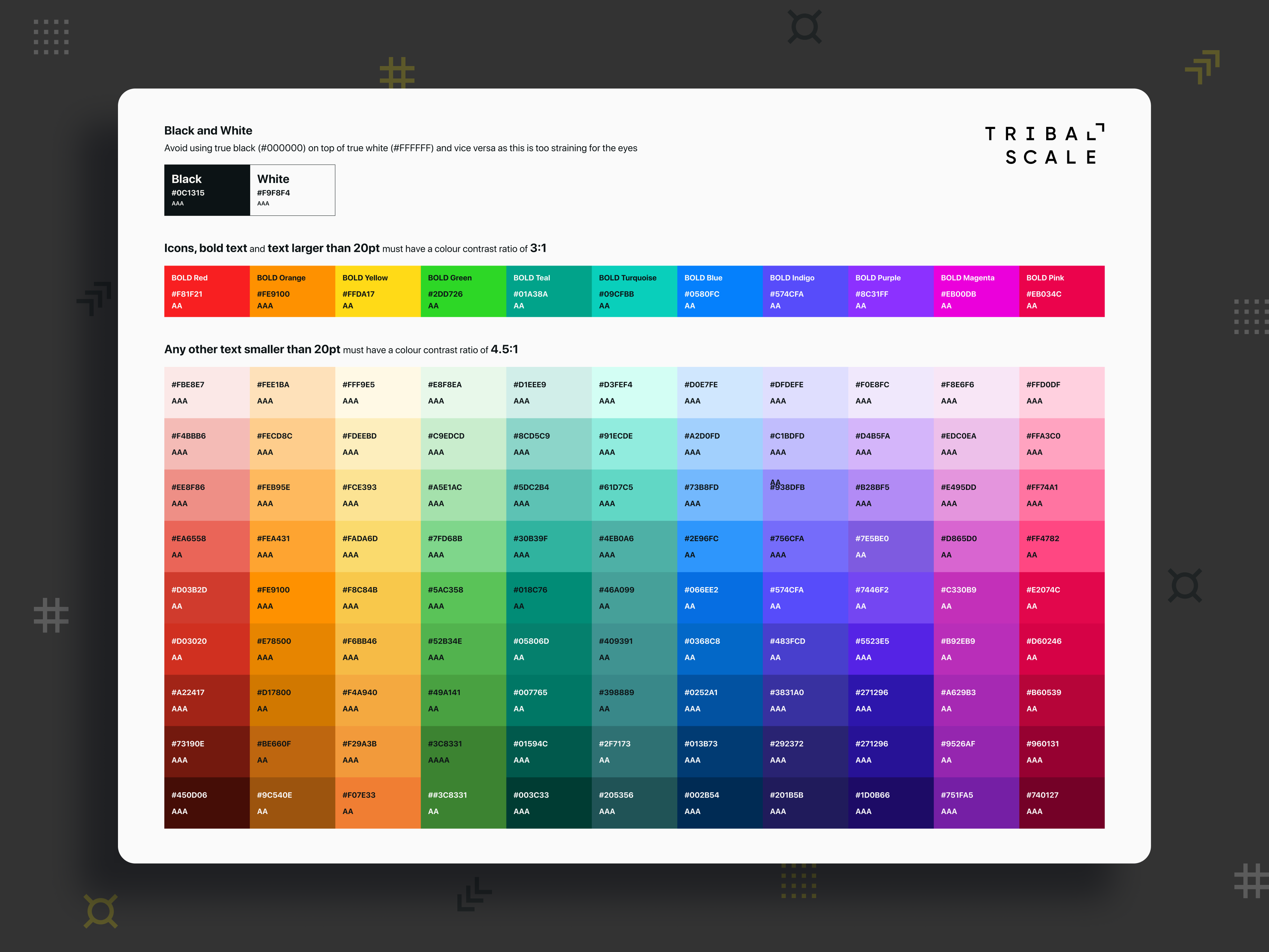 Dribbble Accessible Colours png By Ebs