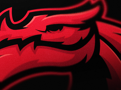 Demonic Dragon dragon logo mascot logo