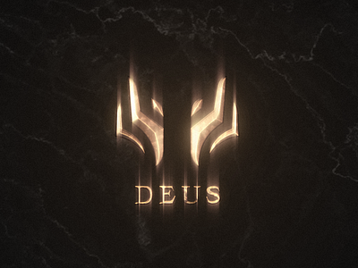 Deus crown logo epic logo logo pray logo praying server