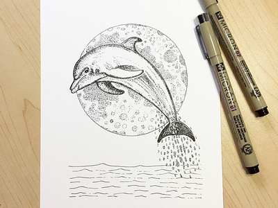 Dolphin Moon