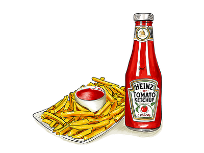 Ketchup and Fries