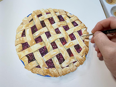 Mixed berry pie