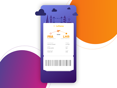 Lufthansa - Mobile Boarding Pass Concept