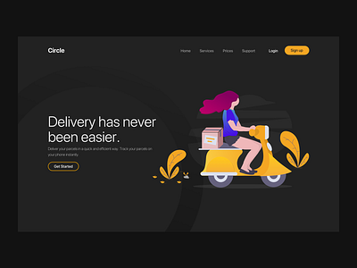 Circle - Delivery Service Concept