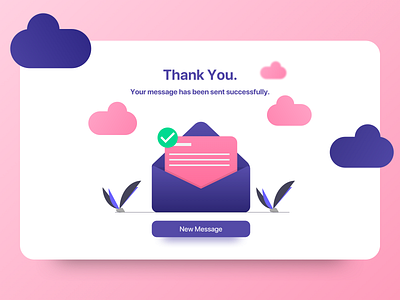 Message Received animaiton app branding contact dailyui design flat graphics illustration lettering message minimal type typography ui uidesign ux vector web website