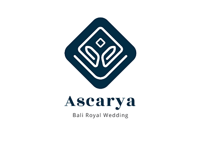 Ascarya Logo Design blue design designer ethnic freelance graphic logo minimalis modern simple wedding